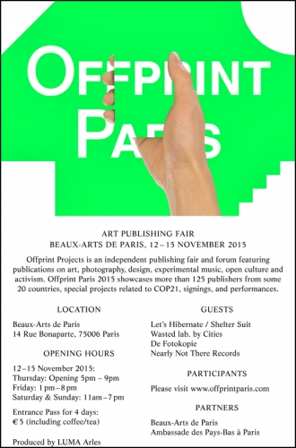 OFFPRINT PARIS 2015