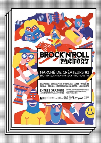 AFFICHE BROCK'N'ROLL